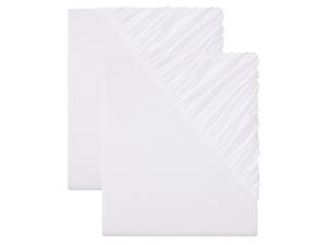 LIVARNO home 2 jersey hoeslakens 140-160 x 200 cm (Wit)