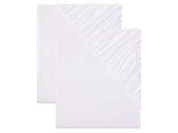 LIVARNO home 2 jersey hoeslakens 140-160 x 200 cm (Wit)