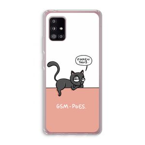 GSM poes: Samsung Galaxy A51 5G Transparant Hoesje