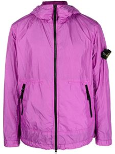 Stone Island veste légère à patch Compass - Violet
