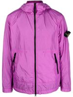 Stone Island veste légère à patch Compass - Violet