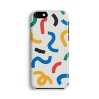 Illustratieve pop 2: Volledig geprint iPhone SE 2020 Hoesje
