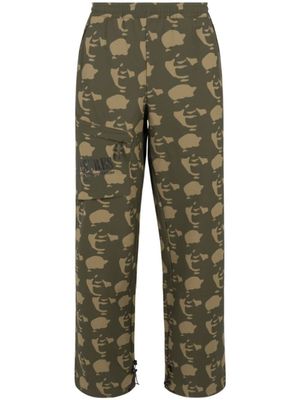 PUMA x Pleasures pantalon cargo à imprimé graphique - Vert