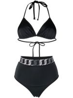 Balmain bikini à dos nu - Noir