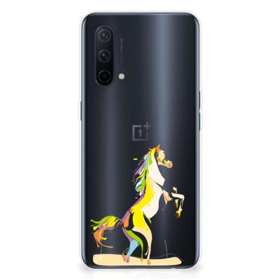 OnePlus Nord CE 5G Telefoonhoesje met Naam Horse Color OnePlus Nord CE 5G Telefoonhoesje met Naam Horse Color