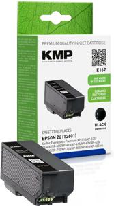 KMP Inktcartridge vervangt Epson 26, T2601 Compatibel Zwart E167 1626,4801