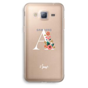 Pink Bouquet: Samsung Galaxy J3 (2016) Transparant Hoesje