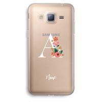 Pink Bouquet: Samsung Galaxy J3 (2016) Transparant Hoesje - thumbnail
