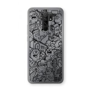 Vexx Black City : Xiaomi Redmi 9 Transparant Hoesje