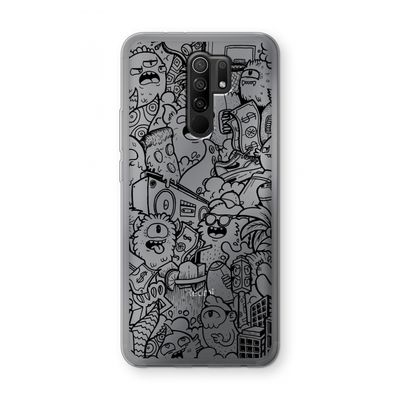 Vexx Black City : Xiaomi Redmi 9 Transparant Hoesje