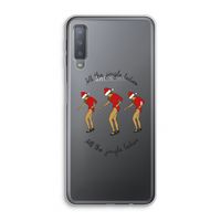 Jingle Ladies: Samsung Galaxy A7 (2018) Transparant Hoesje