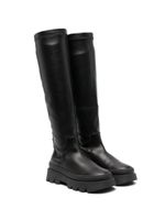 Monnalisa bottes en cuir - Noir - thumbnail