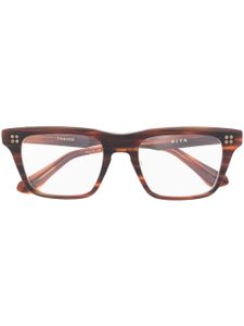 Dita Eyewear lunettes de vue Thavos à monture rectangulaire - Marron