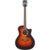 D&apos;Angelico DAEG200MHBAP Excel Gramercy Mahogany Burst elektrisch-akoestische westerngitaar met gigbag