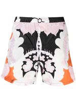 Valentino Garavani short de bain à imprimé Arazzo - Rose