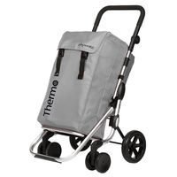 Playmarket Go Plus Boodschappentrolley Silver - thumbnail