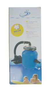 Blue Bay filterpomp - speedclean 4m³ - blauw - 61x26x25,5 cm - Leen Bakker