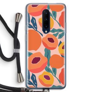 Perzik: OnePlus 7 Pro Transparant Hoesje met koord