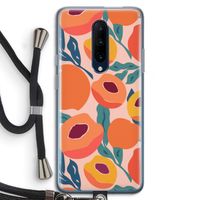 Perzik: OnePlus 7 Pro Transparant Hoesje met koord