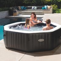 Intex - PureSpa Jet & Bubble Deluxe - Jacuzzi - 218 x 71 cm - Zwart - thumbnail