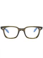 Cutler & Gross lunettes de vue 9521 à monture carrée - Marron