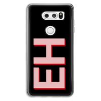 Monogram: LG V30 Transparant Hoesje