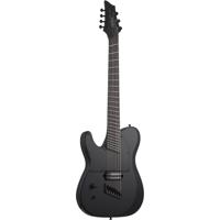 Schecter PT-7 MS Black Ops LH elektrische gitaar Satin Black Open Pore (linkshandig) - thumbnail