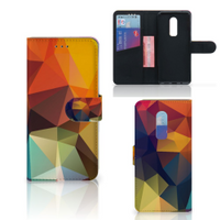 OnePlus 6 Book Case Polygon Color - thumbnail