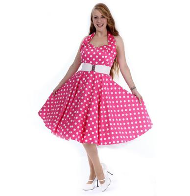 Polka Dress Cerise/White-34 (NL)/ 8 (UK) | 35% korting Polka Dress Cerise/White-34 (NL)/ 8 (UK) | 35% korting