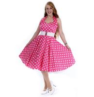 Polka Dress Cerise/White-34 (NL)/ 8 (UK) | 35% korting - thumbnail
