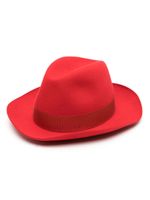 Borsalino chapeau feutré Monica Folar médium - Rouge