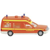 Wiking 060701 H0 Hulpdienstvoertuig Mercedes Benz Binz, brandweer - ambulance