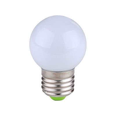 LED bolletje lamp E27 warm wit 2700K 1 Watt 15 lumen feestverlichting PC cover