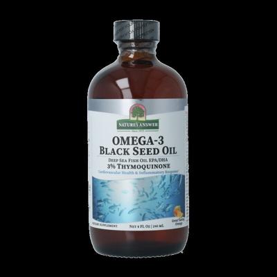 Omega 3 black seed oil vloeibaar 240 Milliliter