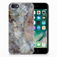 iPhone SE 2022 | SE 2020 | 8 | 7 | TPU | Siliconen hoesje | Marmer Grijs