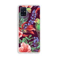 Papegaaien: Galaxy A51 4G Transparant Hoesje
