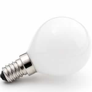 Konstsmide LED kogellamp klein deco E14 2,7W warm wit 2600K