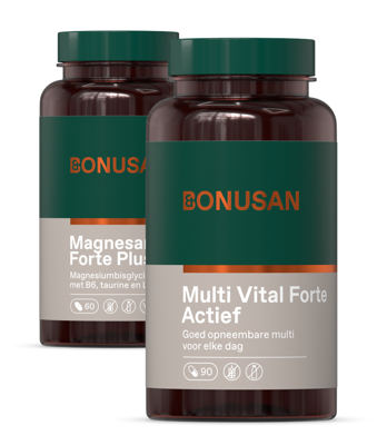 Bonusan Magnesan Forte Plus + Multi Vital Forte Actief Combiset