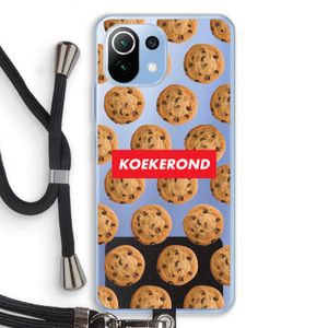 Koekerond: Xiaomi Mi 11 Lite Transparant Hoesje met koord