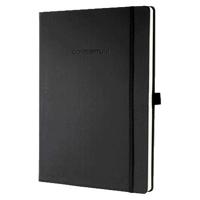 Notitieboek sigel conceptum pure a4+ lijn zwart