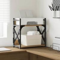 VidaXL Printerstand artisan eiken 40 x 20 x 40 cm bewerkt hout