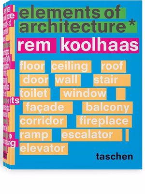 TASCHEN livre Koolhaas. Elements of Architecture - Multicolore