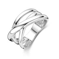 Gerhodineerde 925 Zilveren Ring - 9,5 mm Breed