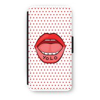 Yolo Denise: iPhone 8 Plus Flip Hoesje