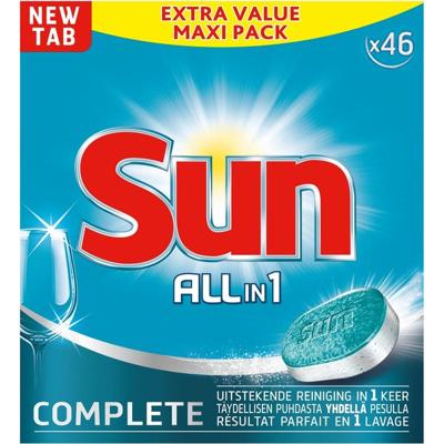Sun sun all in 1 vaatwastabletten 46 Lemon