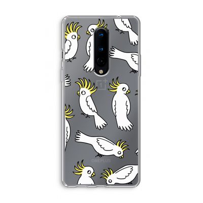Papegaai: OnePlus 8 Transparant Hoesje