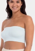 Magic bandeau BH - Naadloze Bandeau Top - Met vulling - Uitneembare pads - Wit, zwart, beige