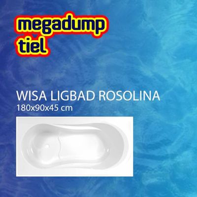 Ligbad Rosolina 180X90 cm Wit Wisa