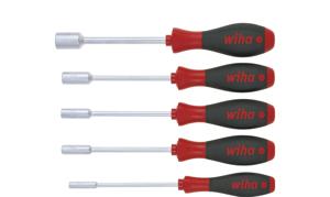 Wiha Zeskantsteeksleutel-set | 5-delig | Meercomponentengrepen | 1 stuk - 01034 - 01034