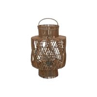 Lantaarn binnen & buiten - 38x38x48 - Rotan - Naturel Lantaarn binnen & buiten - 38x38x48 - Rotan - Naturel